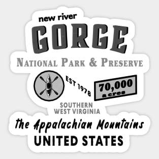 New River Gorge National Park Sticker